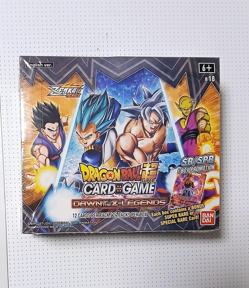 Dragonball Super TCG Zenkai Series 01 Dawn Of The Z Legends B18 Booster Box