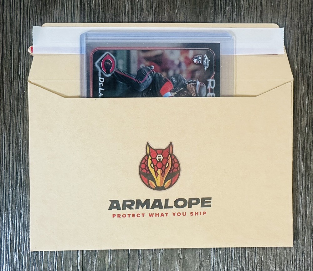 250X  Armalope HEAVY STOCK standard Ebay Envelopes Sports & Gaming Cards + BONUS