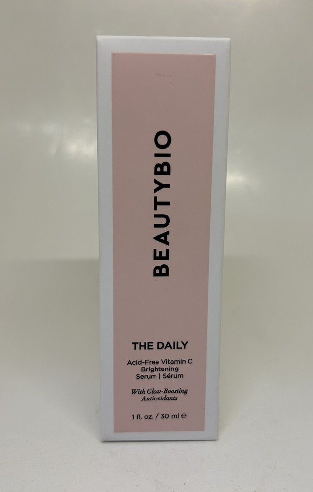 Beauty Bio The Daily Acid Free Vitamin C Brightening Serum 1 oz NEW SEALED BOX-image