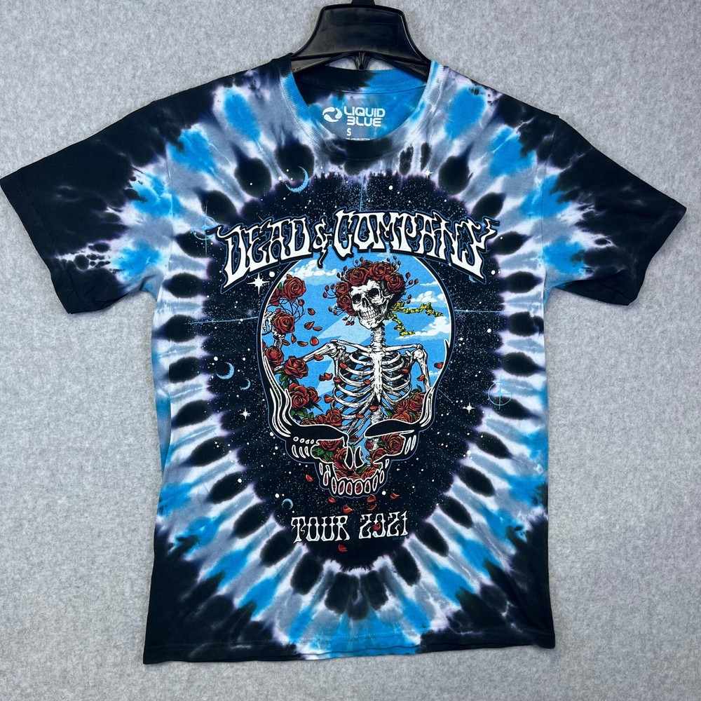 Grateful Dead & Co Mens Small Tie Dye 2021 Tour T-Shirt
