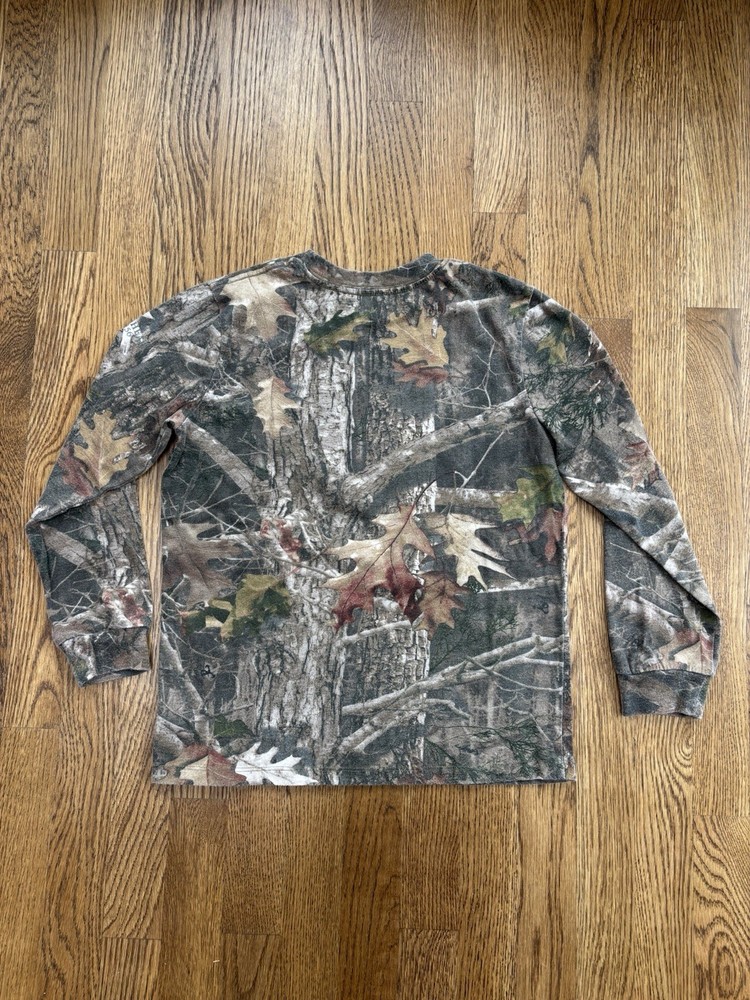 Red Head Youth Long Sleeve Tee Shirt Kanati Camo Size Youth L