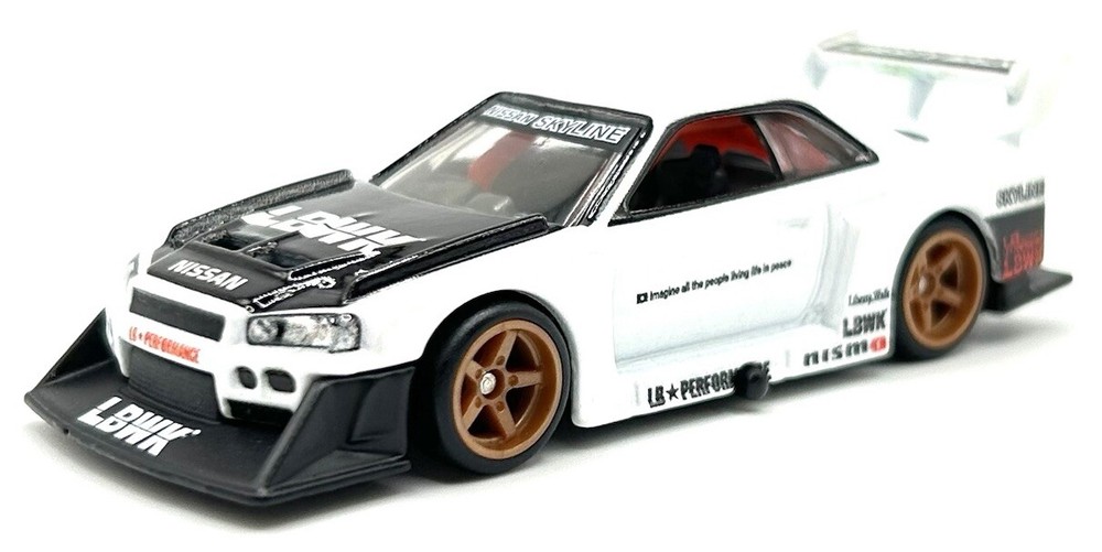 Hot Wheels Lbwk Nissan Skyline Gt-R R34 Super Silhouette Boulevard Premium Loose