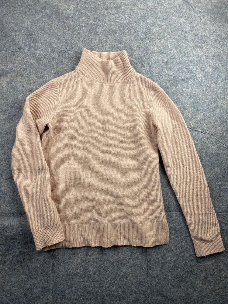 Equipment Femme Pink Wool Blend Turtleneck Sweater Minimalist Women’s Size S
