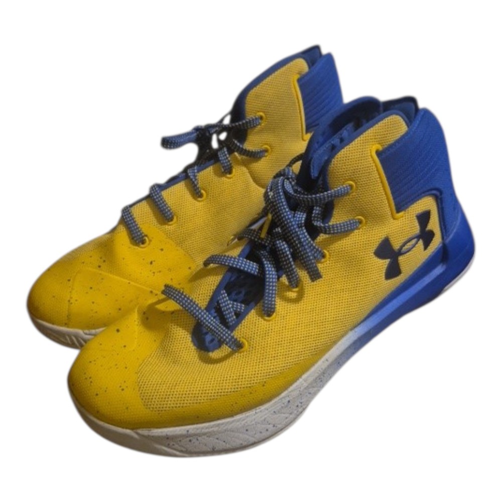 Under Armour  Curry Men's Basketball Shoes Blue/yellow Size 9.5US