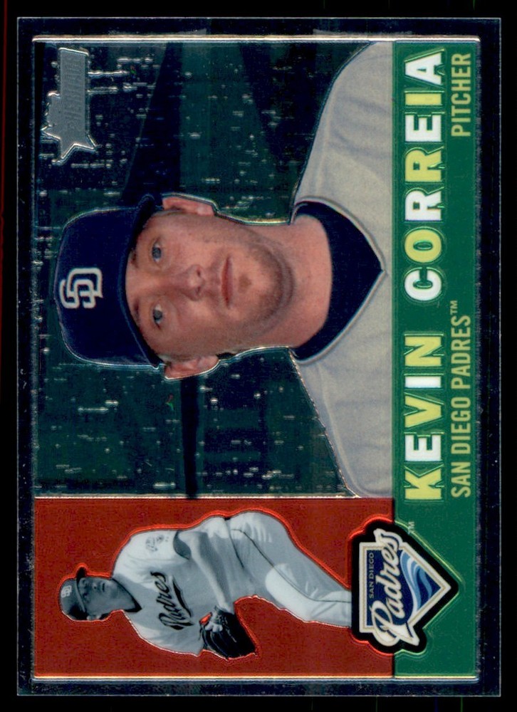 2009 Topps Heritage Chrome Kevin Correia 1331/1960 Padres #CHR106 Baseball Card