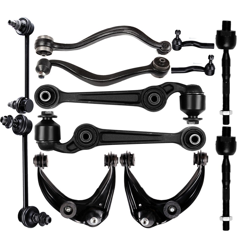 2006-2007 Ford Fusion Front Sway Bar Control Arm Ball Joint Tie Rod Kit 12pcs
