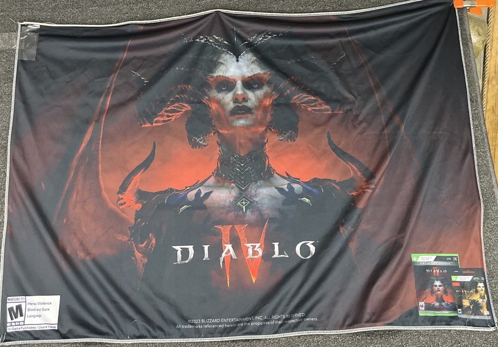 Diablo 4 promotion Fabric Poster 47x34