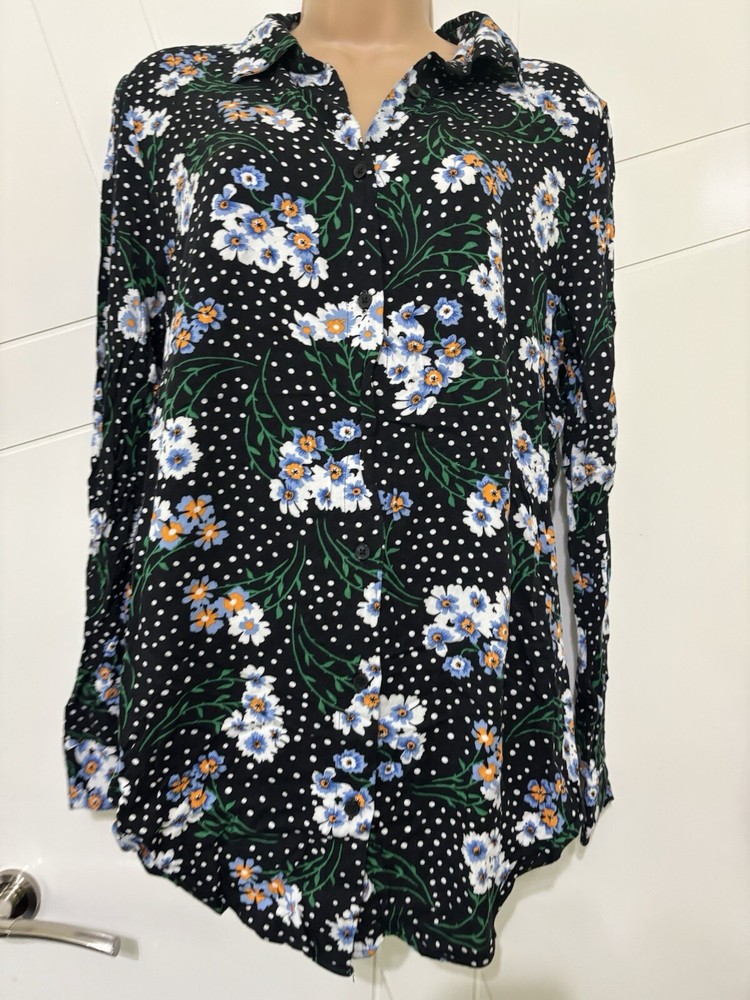 Marks & Spencer Womens UK Size 14 Blouse Elegant Ladies Top