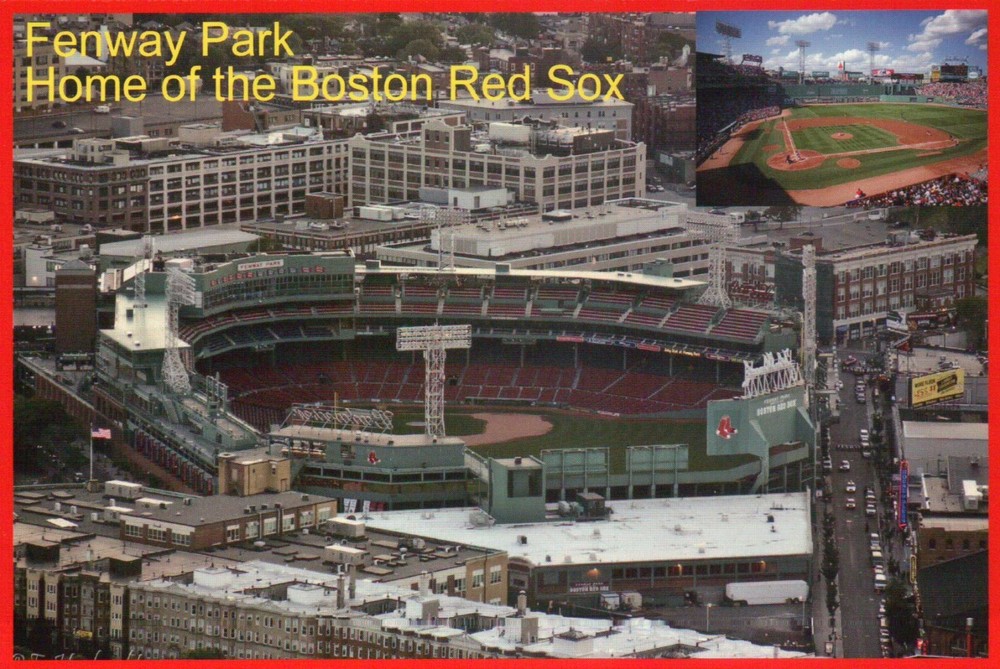 Fenway Park Boston Red Sox MLB Baseball Stadium, Massachusetts Sports - Postcard