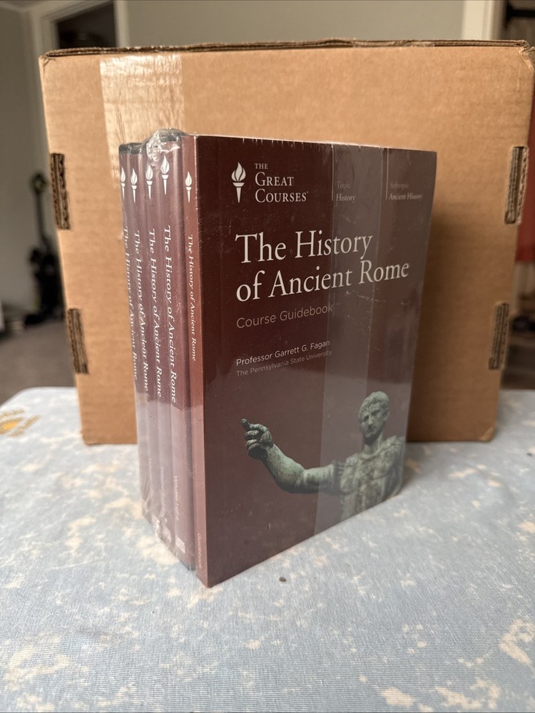 The Great Courses CDs THE HISTORY OF ANCIENT ROME  & Guidebook NEW SEALED