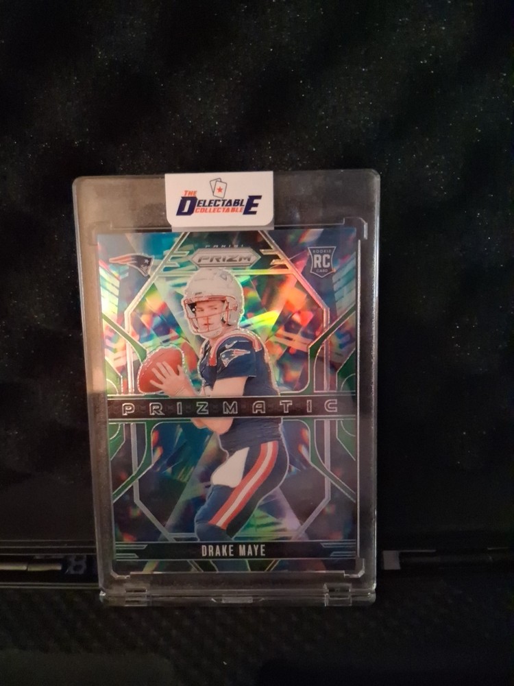 2024 Panini Prizm - Prizmatic Drake Maye #2 Green Prizm (RC)