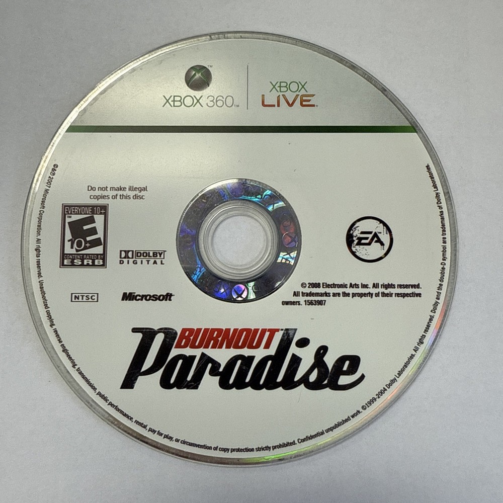 Burnout Paradise Xbox 360
