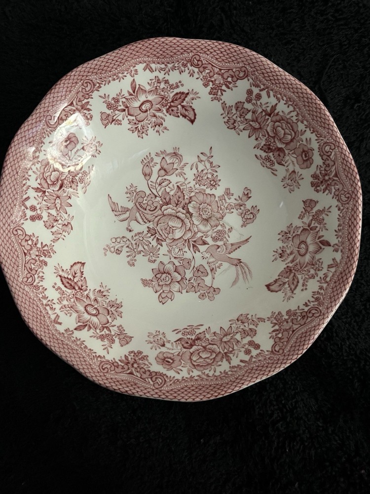 Asiatic Pheasant Red by Royal Stafford England Soup/Cereal Bowl 7 3/4