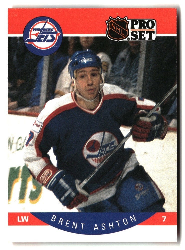 1990-91 Pro Set #323 Brent Ashton