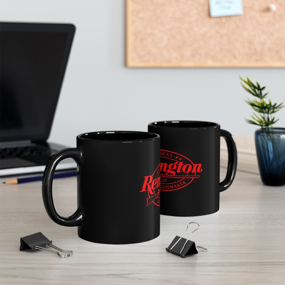 Remington 11oz 15oz Coffee Tea Black Mug