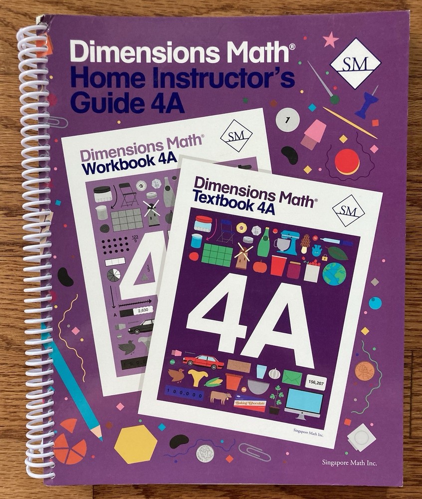 Singapore Math Dimensions Math Home Instructors Guide 4A