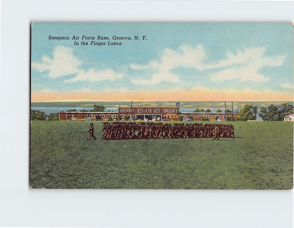 Postcard Sampson Air Force Base Geneva NY in the Finger Lakes Region