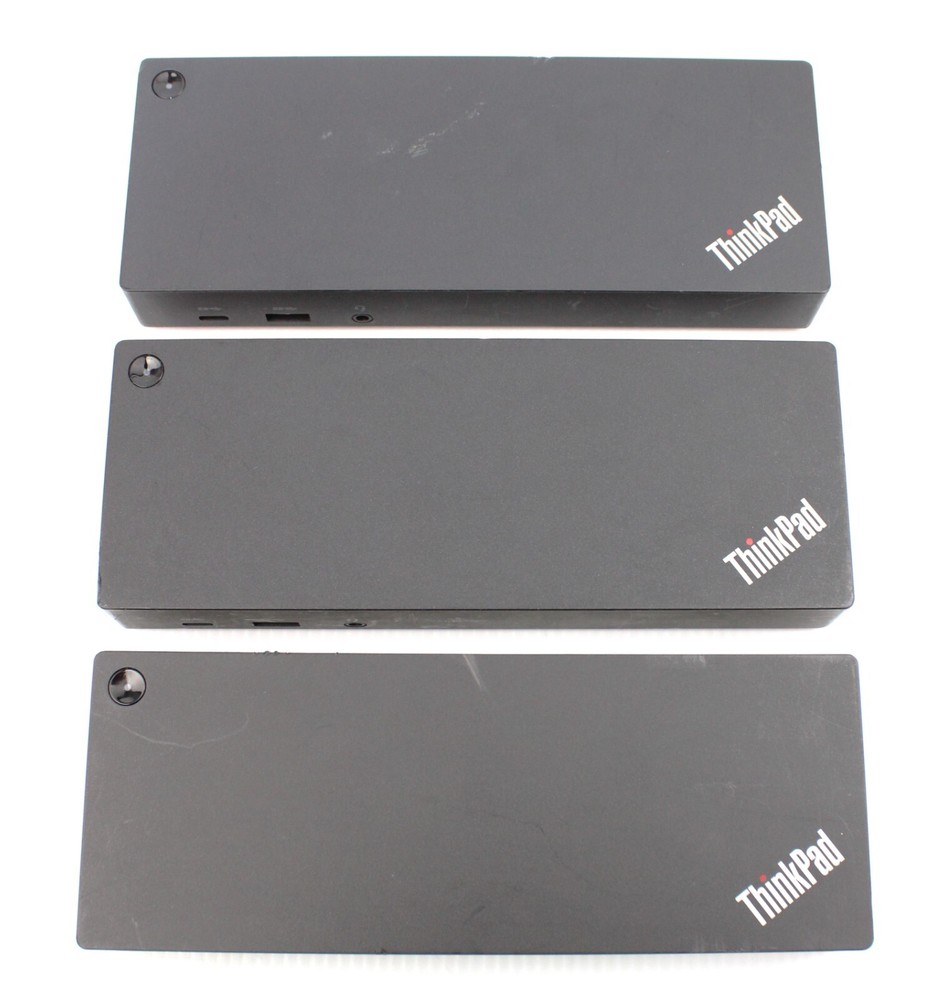 Lot of 3 - Lenovo | 40AF | DUD9011D1 | ThinkPad Hybrid USB-C with USB-A Dock