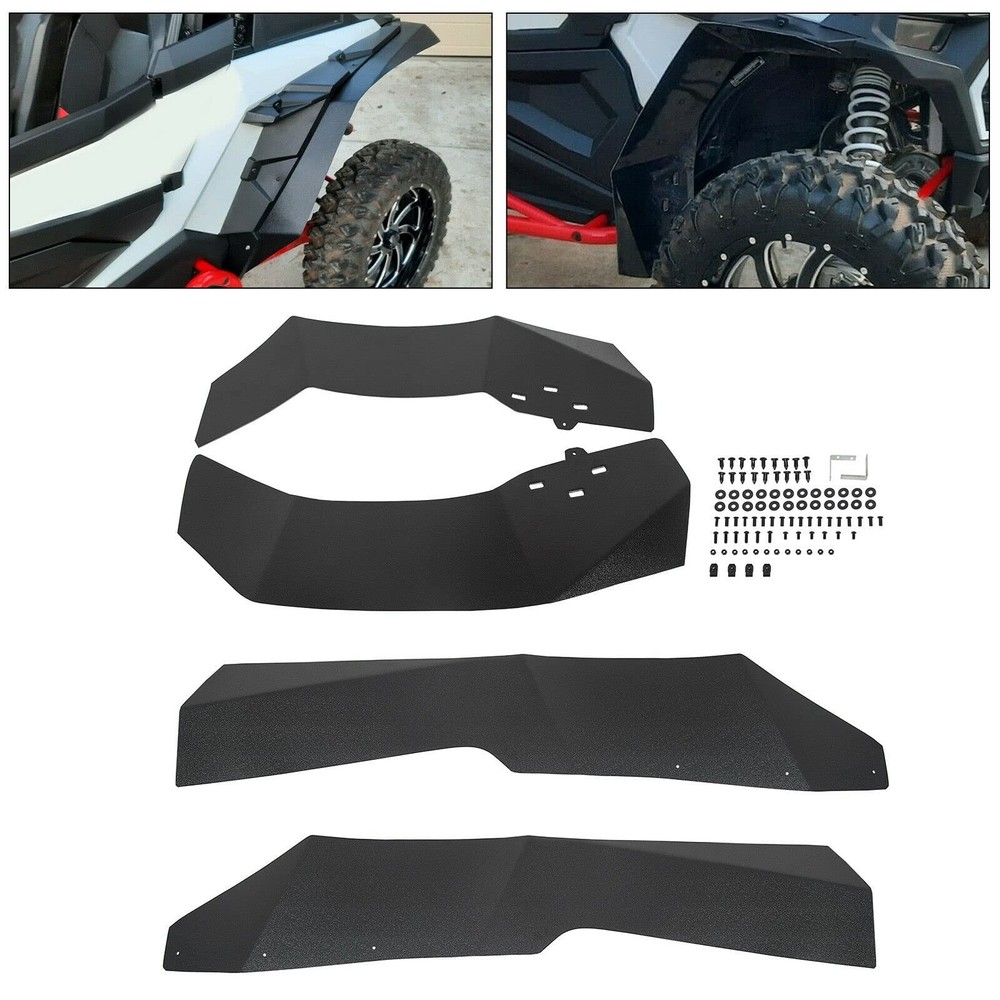ECOTRIC Mud Flaps Fender Flares Compatible with 2014-2023 Polaris RZR XP 1000...