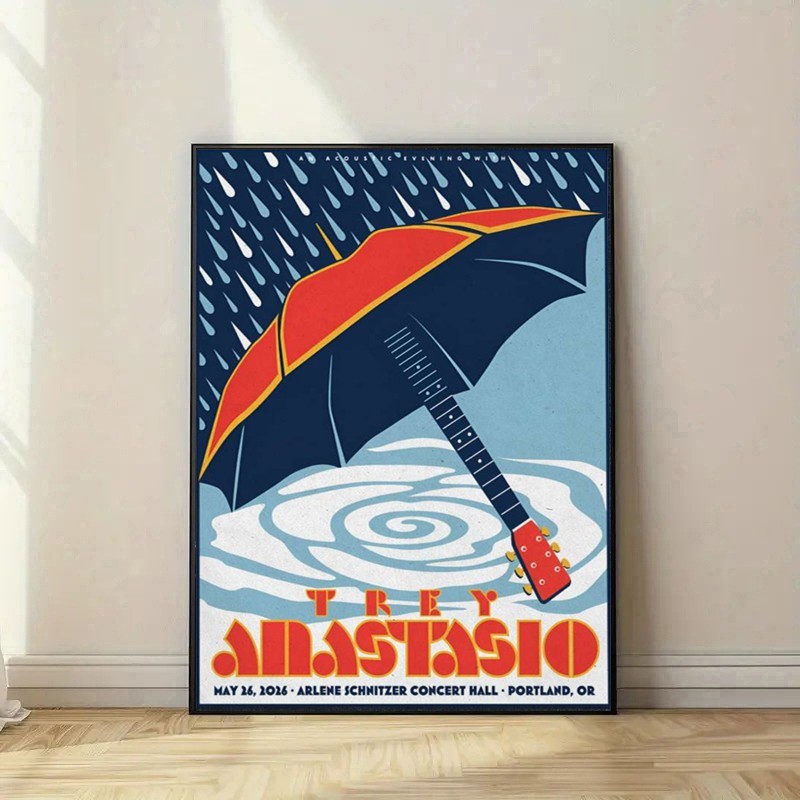 Trey Anastasio Band Tour Portland OR May 26 2026 Poster