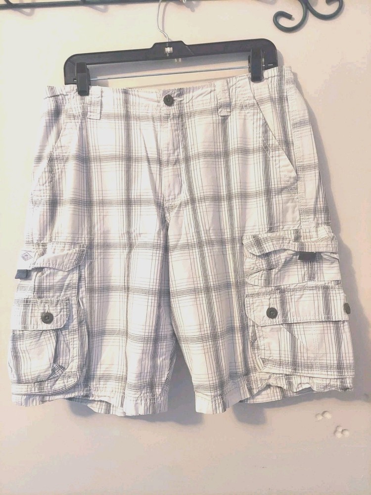 LEE Dungarees Men's Plaid Cargo Shorts size  32