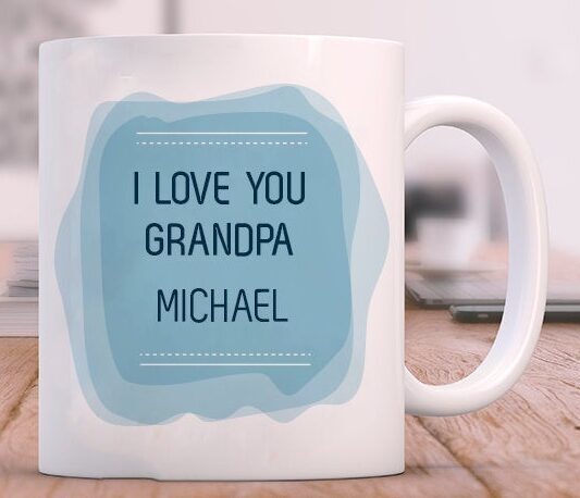 Grandpa Coffee Mug I Love You Grandpa Personalized Grandpa Mug Fathers Day Gift