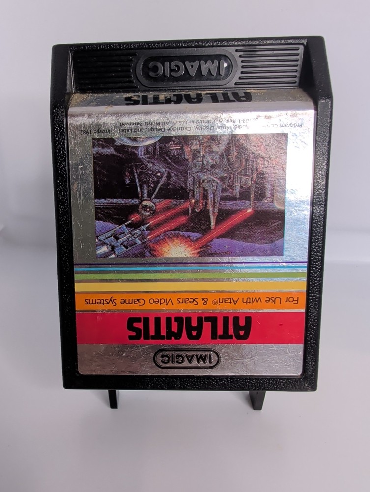 Atlantis (Atari 2600) Authentic, game cartridge only, Untested, Sold As Is