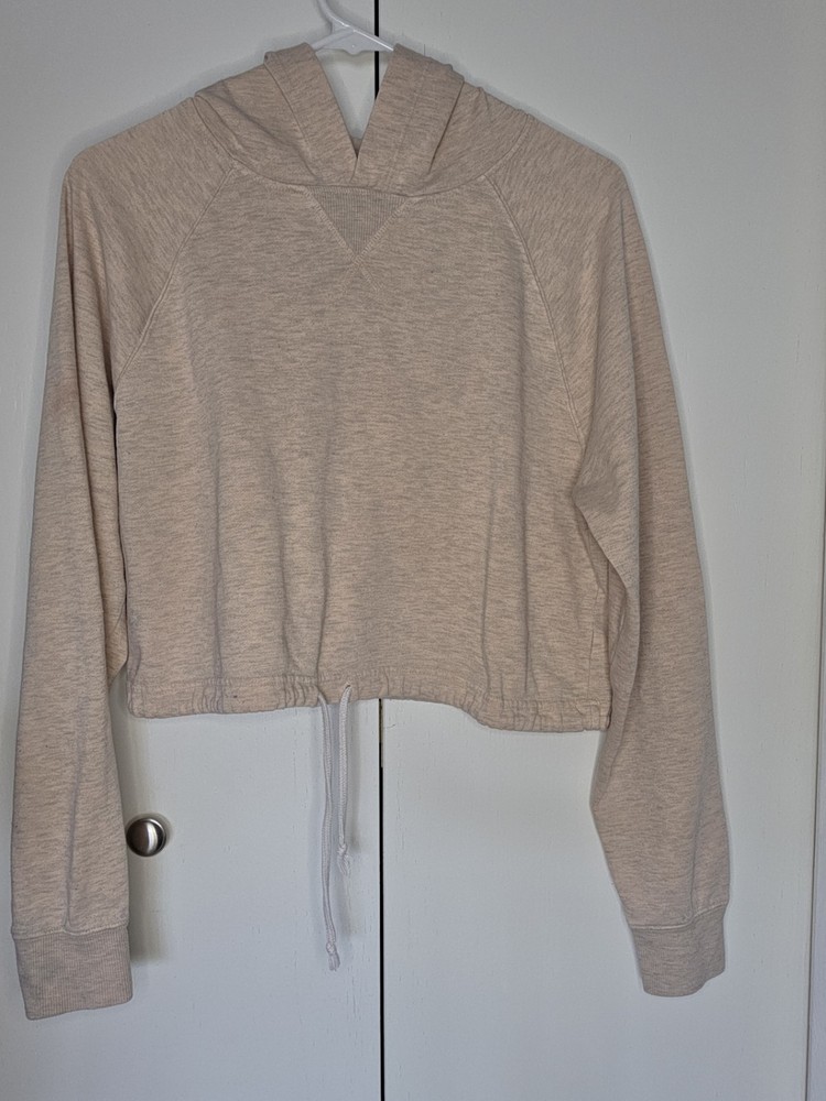 L.A. Hearts Peach Cropped Hoodie Size Small