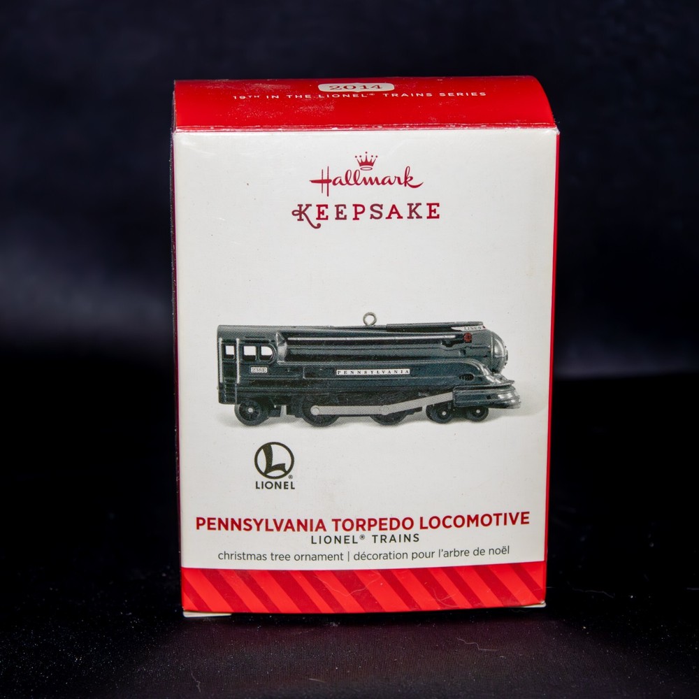 2014 Hallmark Lionel Pennsylvania Torpedo Locomotive with 265w Tender