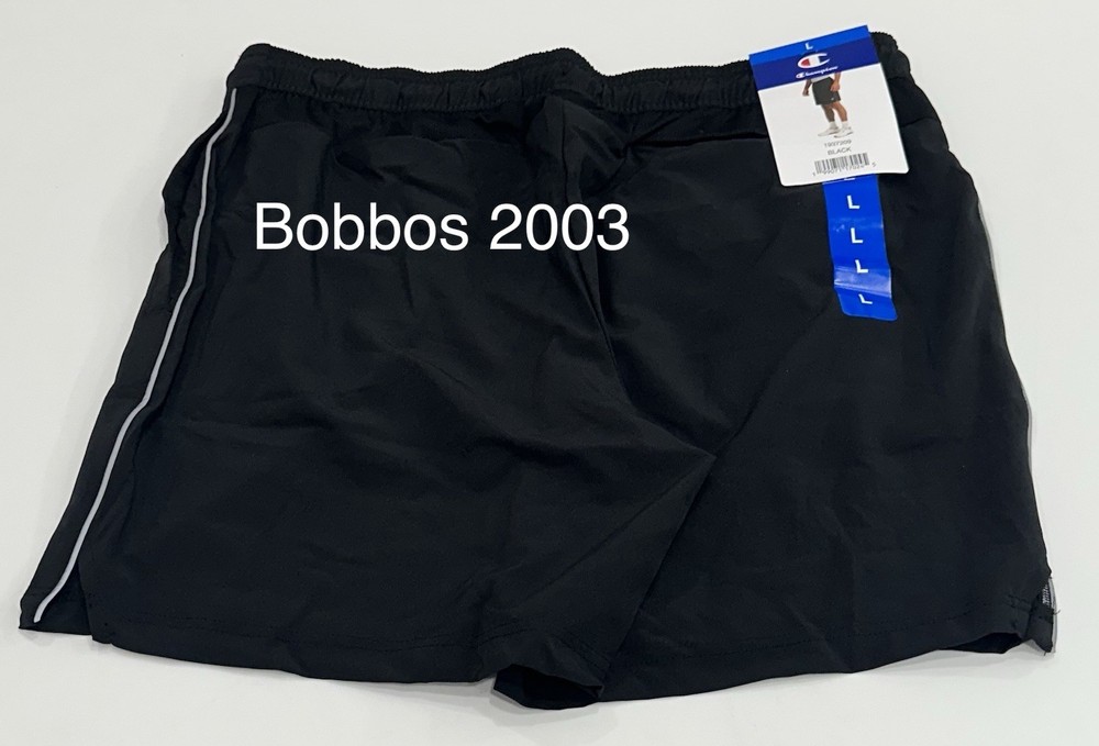 Champion Men's Pull-On Inner Drawstring Side Pockets Shorts, Black, Size L