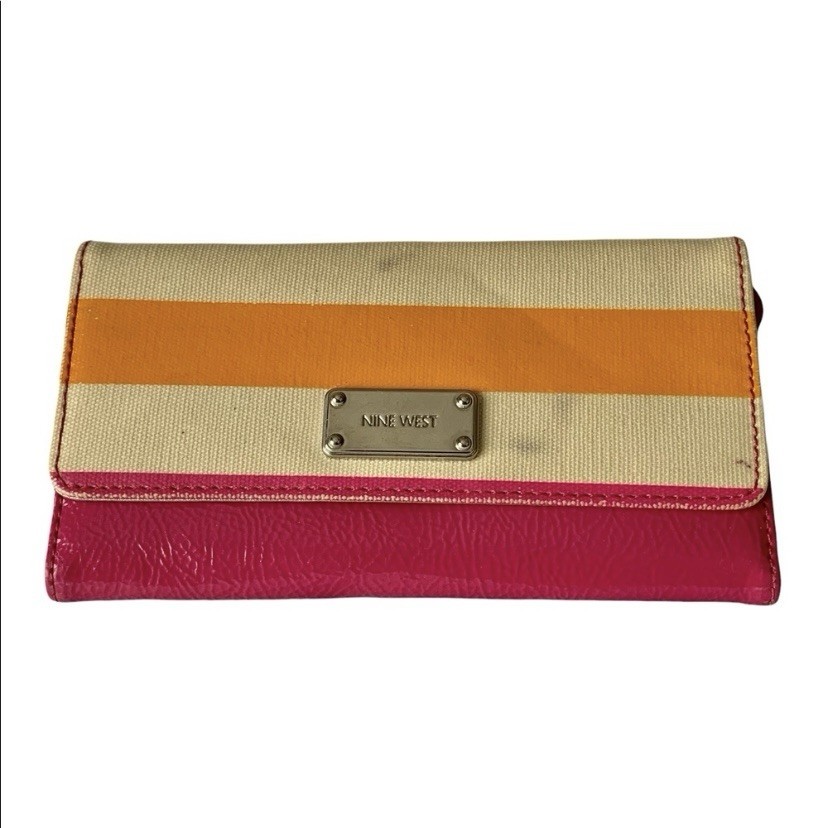 Nine West Pink Faux Leather Wallet
