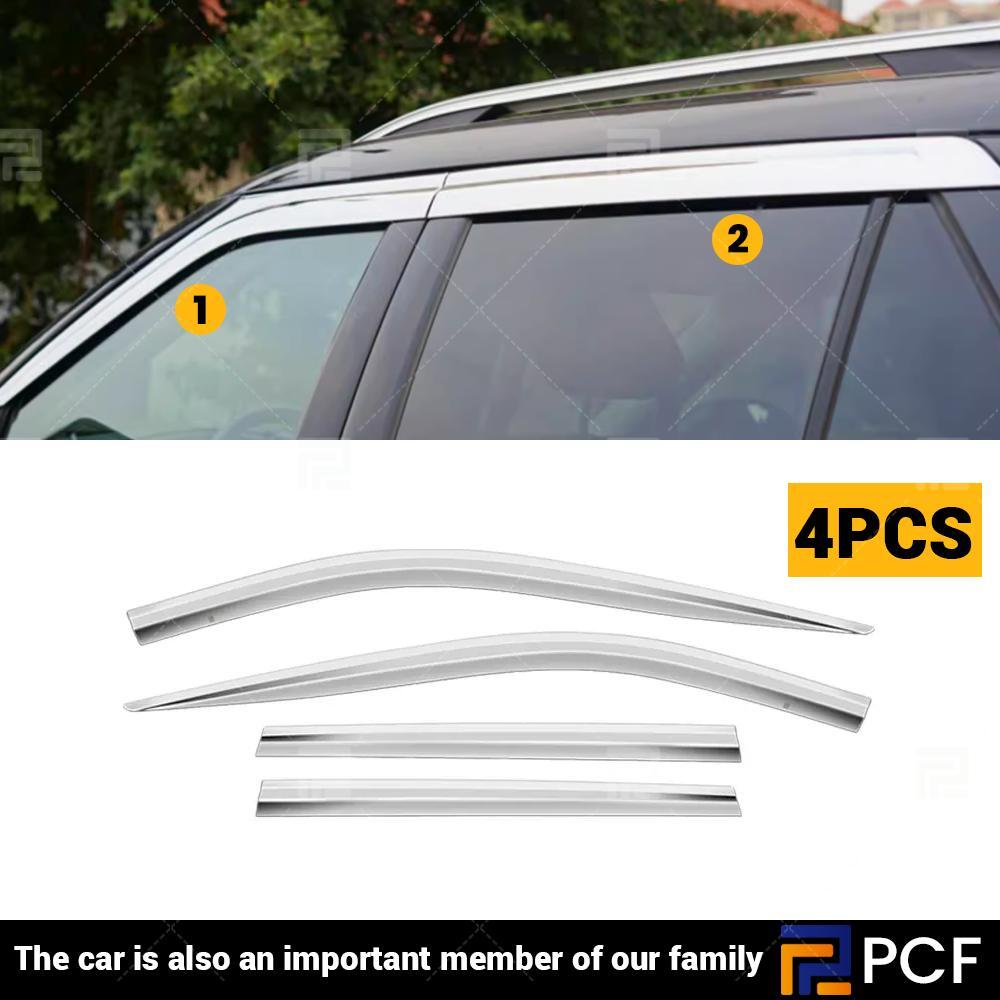 2020-2023 Ford Explorer Chrome Window Visor Rain Guard Vent Shade Cover