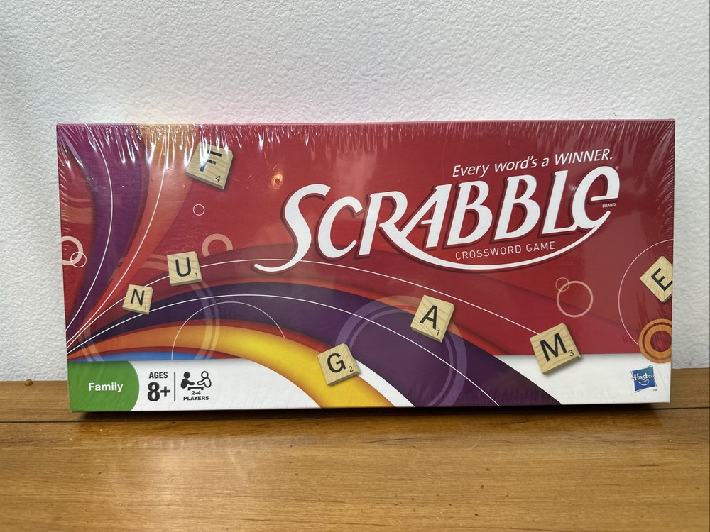 Hasbro Scrabble Family Board Game Mind Strategy Words 2007 Edition NEW Sealed