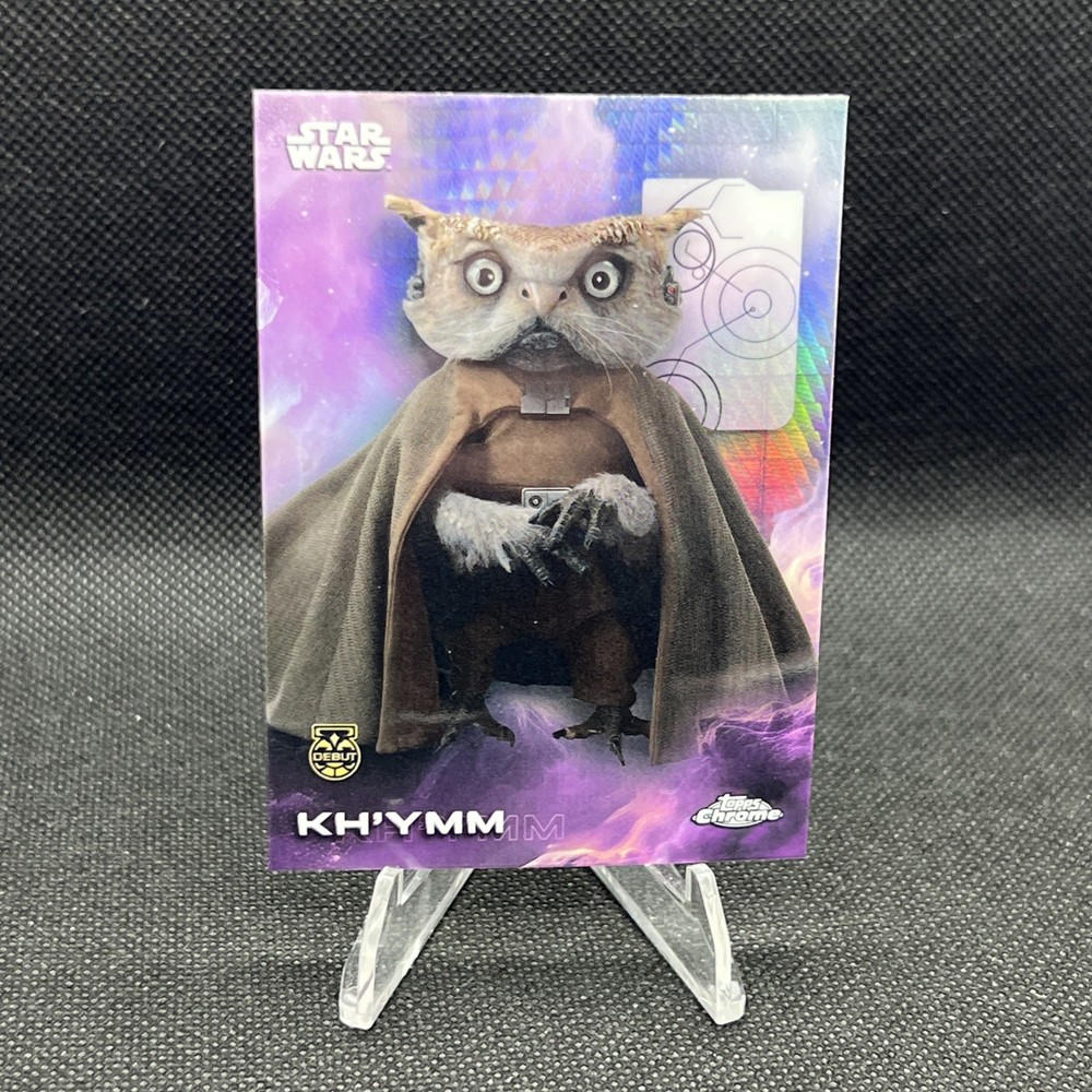 2025 Topps Chrome Star Wars Kh'ymm PRISM Refractor Debut #74 SP