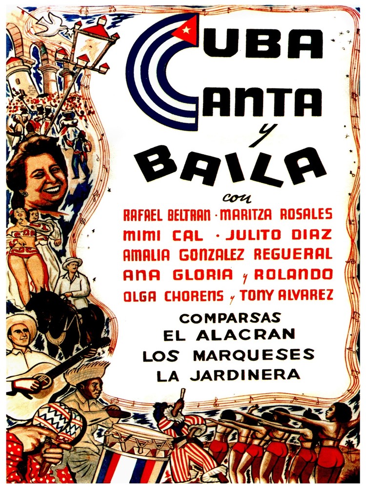 7915.Decoration Poster.Home Room wall interior art design.Cuba sings and dances