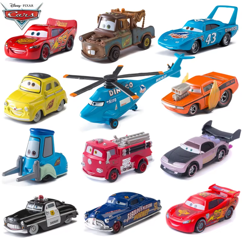 Disney Pixar Cars Lightning McQueen 1:55 Diecast Toy Car Gift for Boys