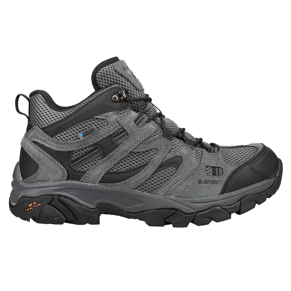 Hi-Tec HT Ravus Mid WP Waterproof Grey Hiking Boots for Men CH80007M-V
