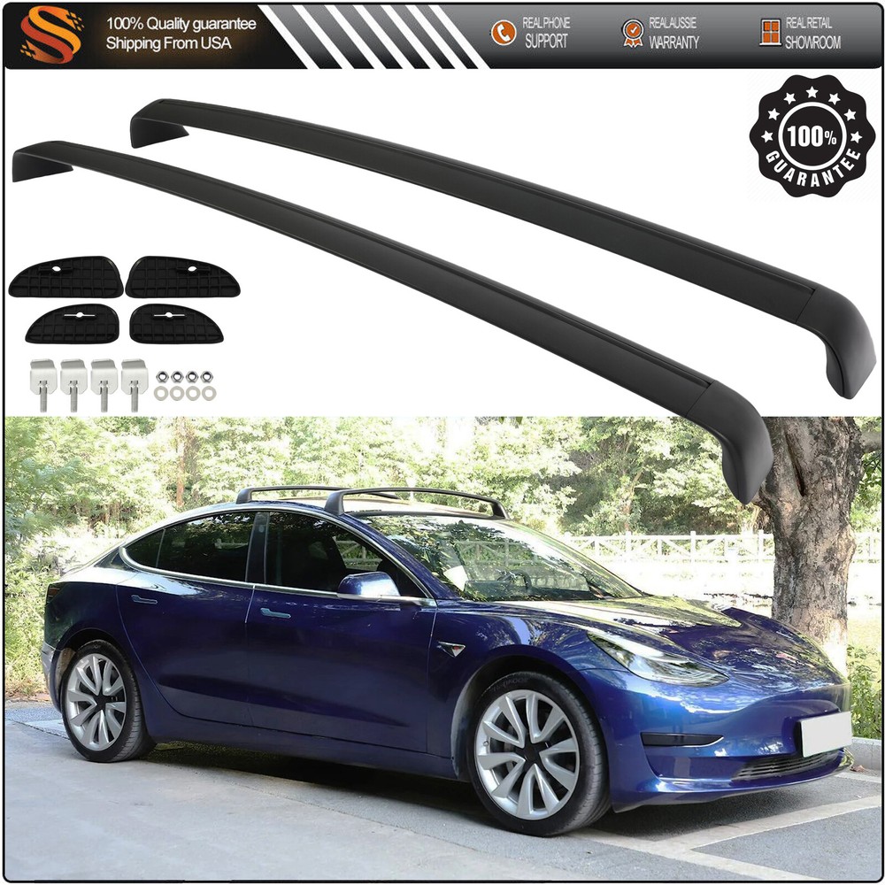 2pcs Roof Racks Cross Bars For 2017-2023 TESLA MODEL3 Luggage Cargo Carrier