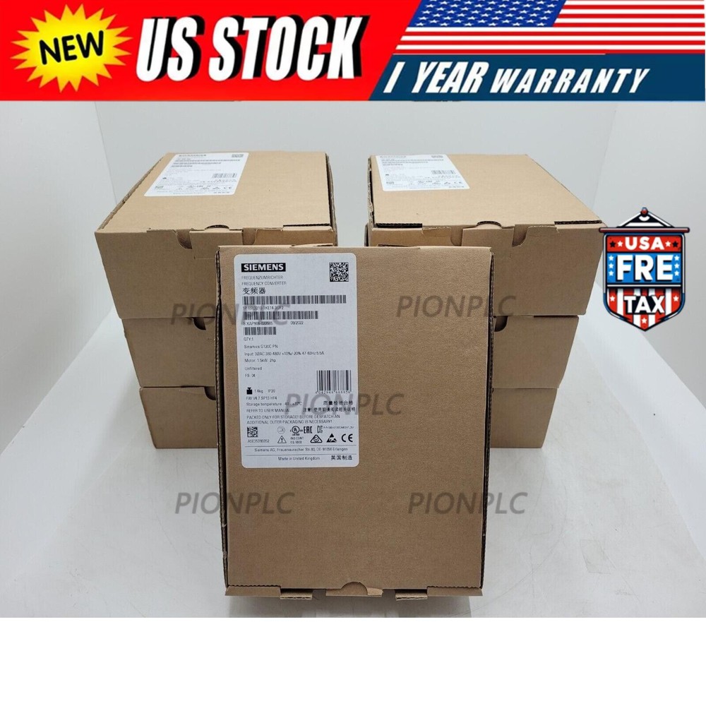 New Siemens 6SL3210-1KE14-3UF2 6SL3 210-1KE14-3UF2 G120C Compact Converters