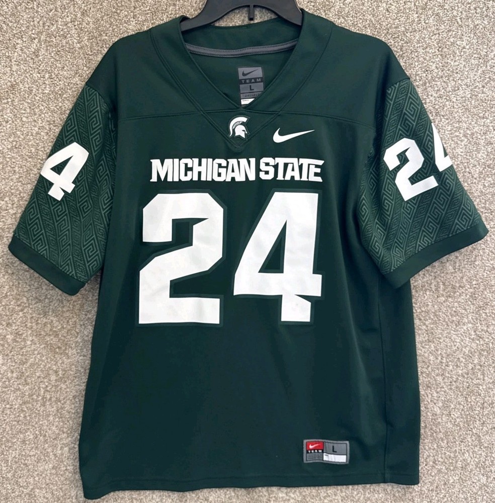 Nike NCAA Michigan State Spartans LeVeon Bell Mens Football Jersey Size L