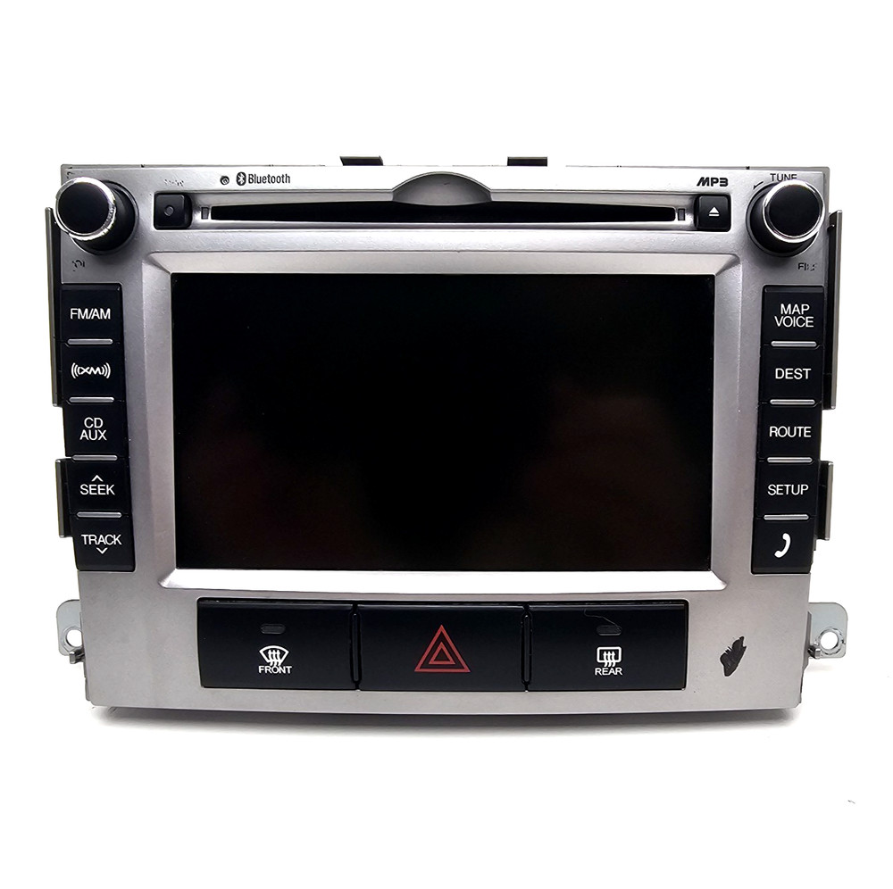 09-12 Hyundai Santa Fe Navigation CD Player Radio Head Unit 96560-0W020BS.
