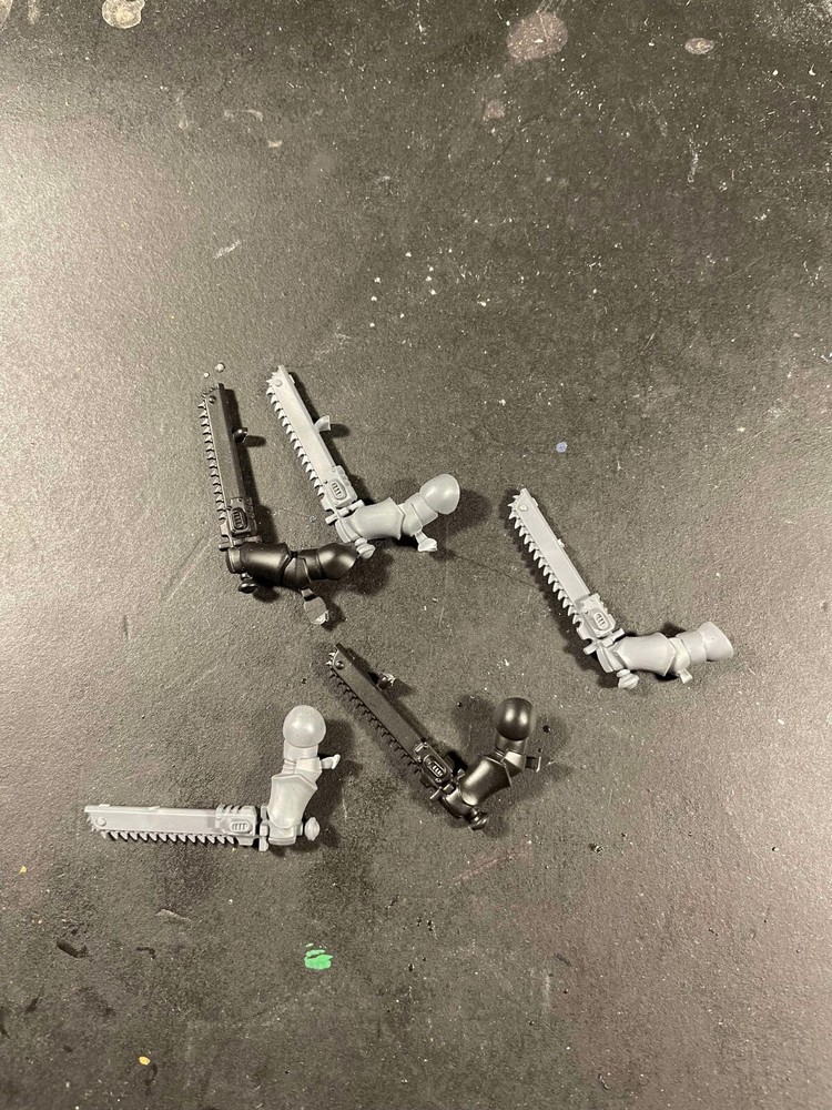 warhammer 40k chainsword arm bit (Multi listing)
