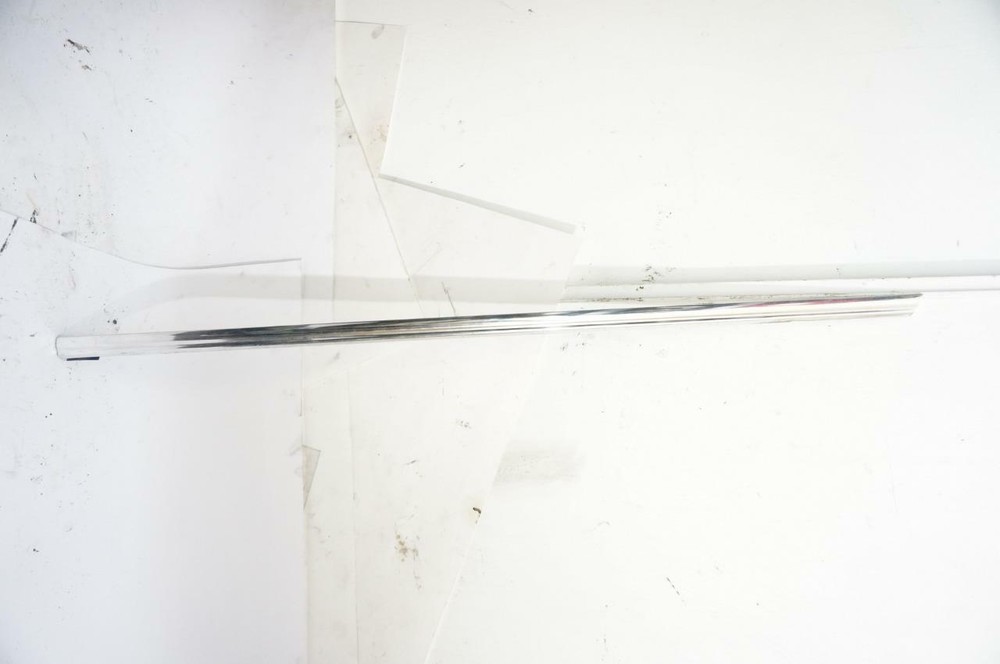 BMW E28 Front Left Door Outer Window Sill Chrome Trim Molding 83-88 528e 535i