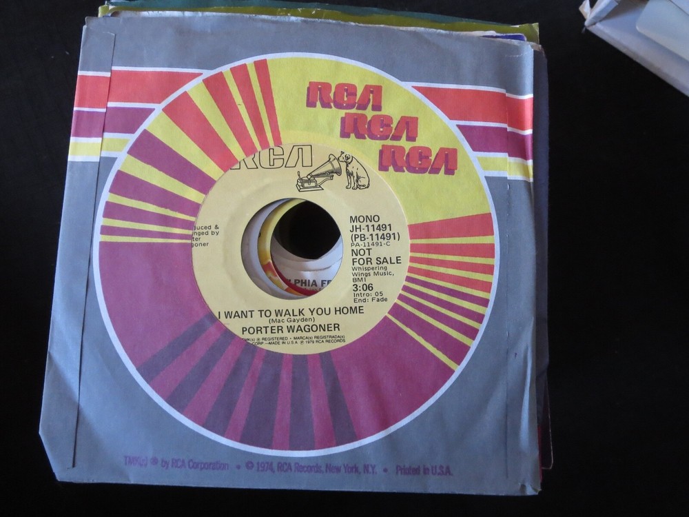 PORTER WAGONER – I Want To Walk You Hom PROMO Unplayed Old Stock