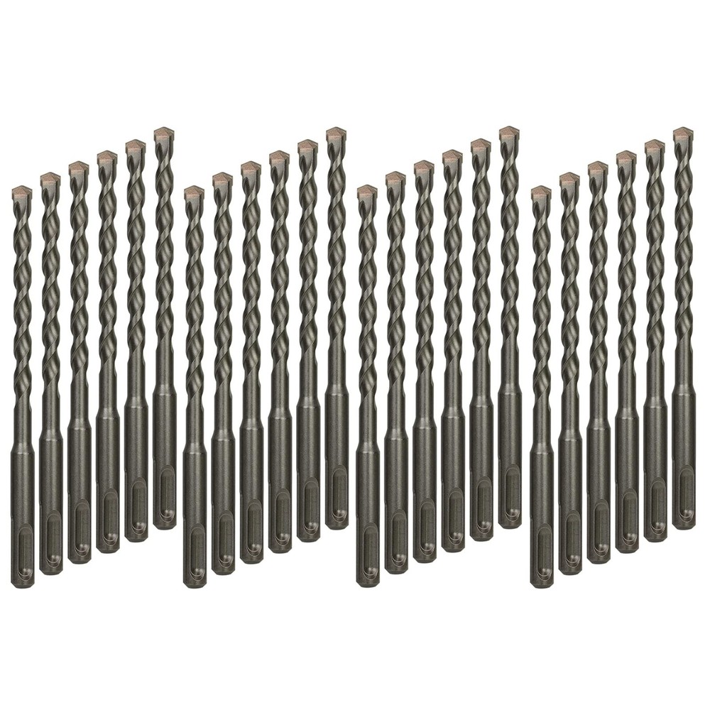24-Pack 3/16 Inch x 6 Inch SDS Plus Rotary Hammer Drill Bits Set, Carbide Tip...