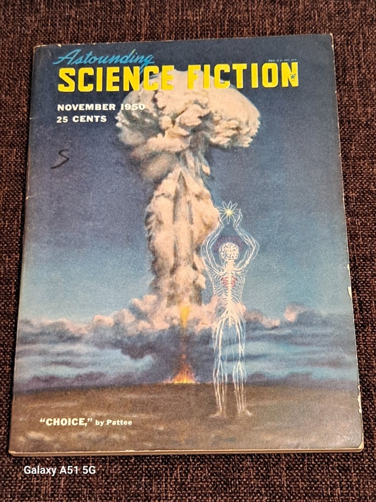 Astounding Science Fiction November 1950 James Schmitz, de Camp, Russell fine