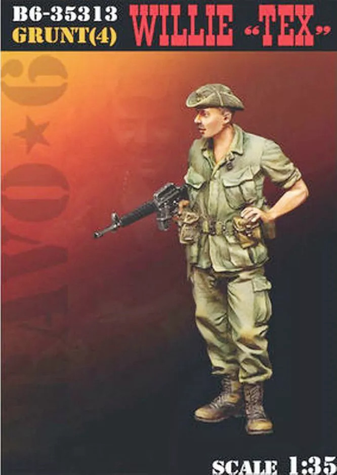 1/35 resin figures model Vietnam War US soldiers unassembled unpainted