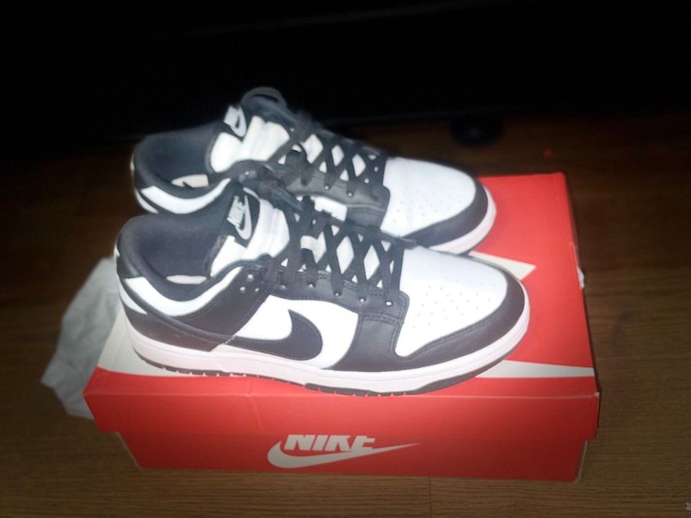 Size 8.5 - Nike Dunk Low Black White W