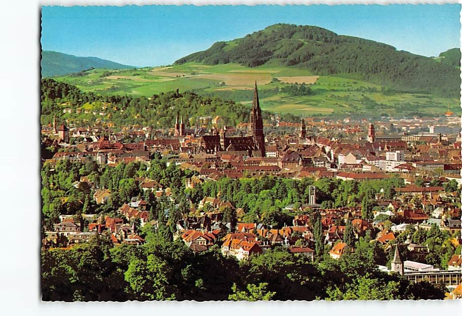 Postcard Freiburg Germany