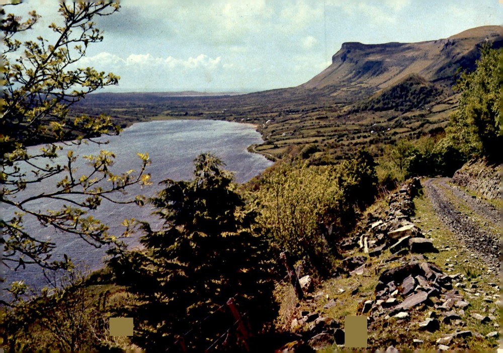 Glencar Lough, Benbulben Mountain, Co. Sligo - Ireland 6508 Postcard